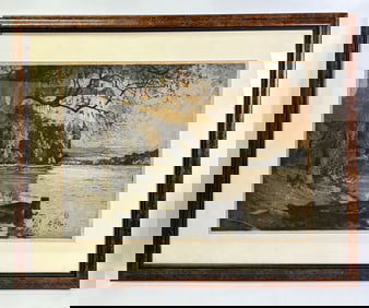 Luigi Kasimir Persenbeug Castle Austra Etching