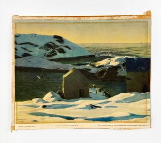 Rockwell Kent 1938 Signed MMA Photo Reproduction