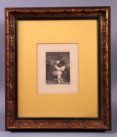 Francisco Goya; The LIttle Prisoner, Etching