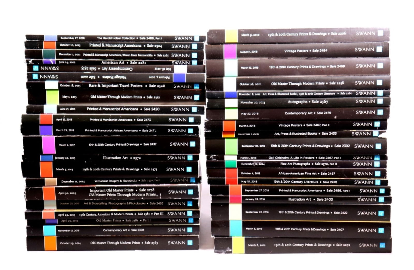 40 Swann Galleries Auction Catalogues 2009-2018 (1 of 9)