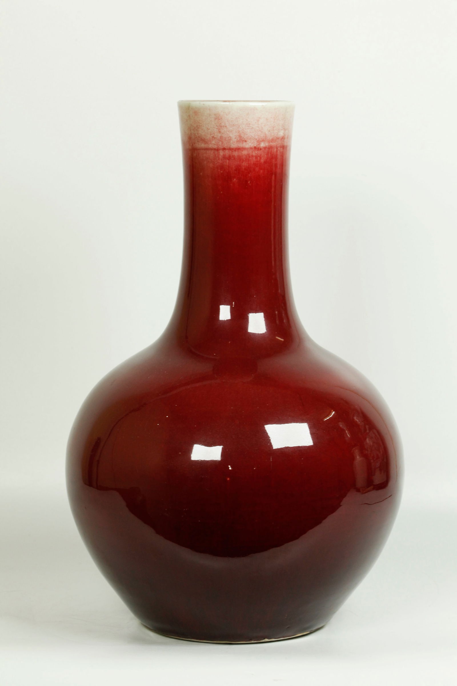 Chinese Qing Underglaze Red Porcelain Vase (1 of 5)