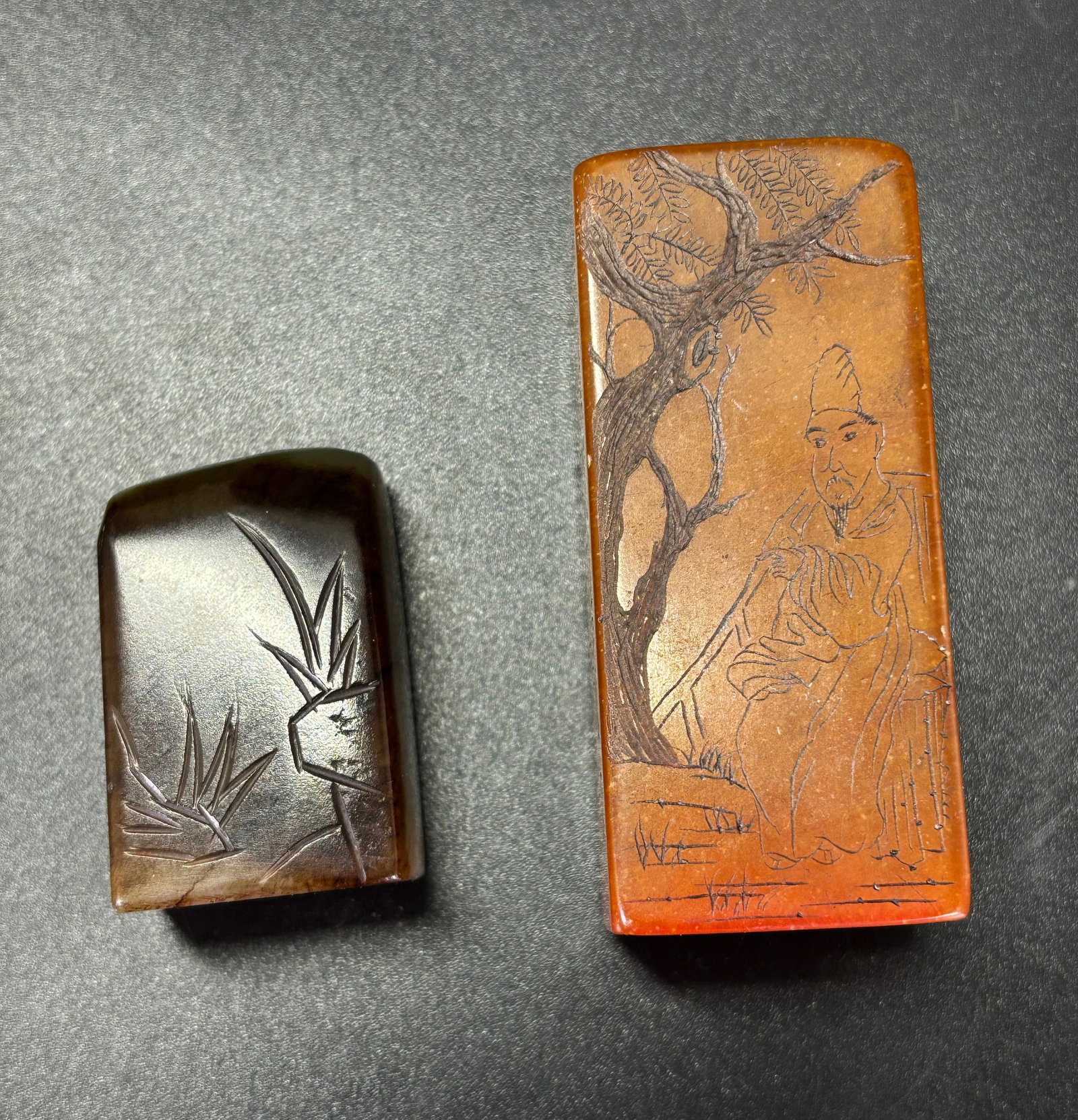 Chinese Jade Seal; Yellow Shoushan Soapstone Seal (1 of 6)