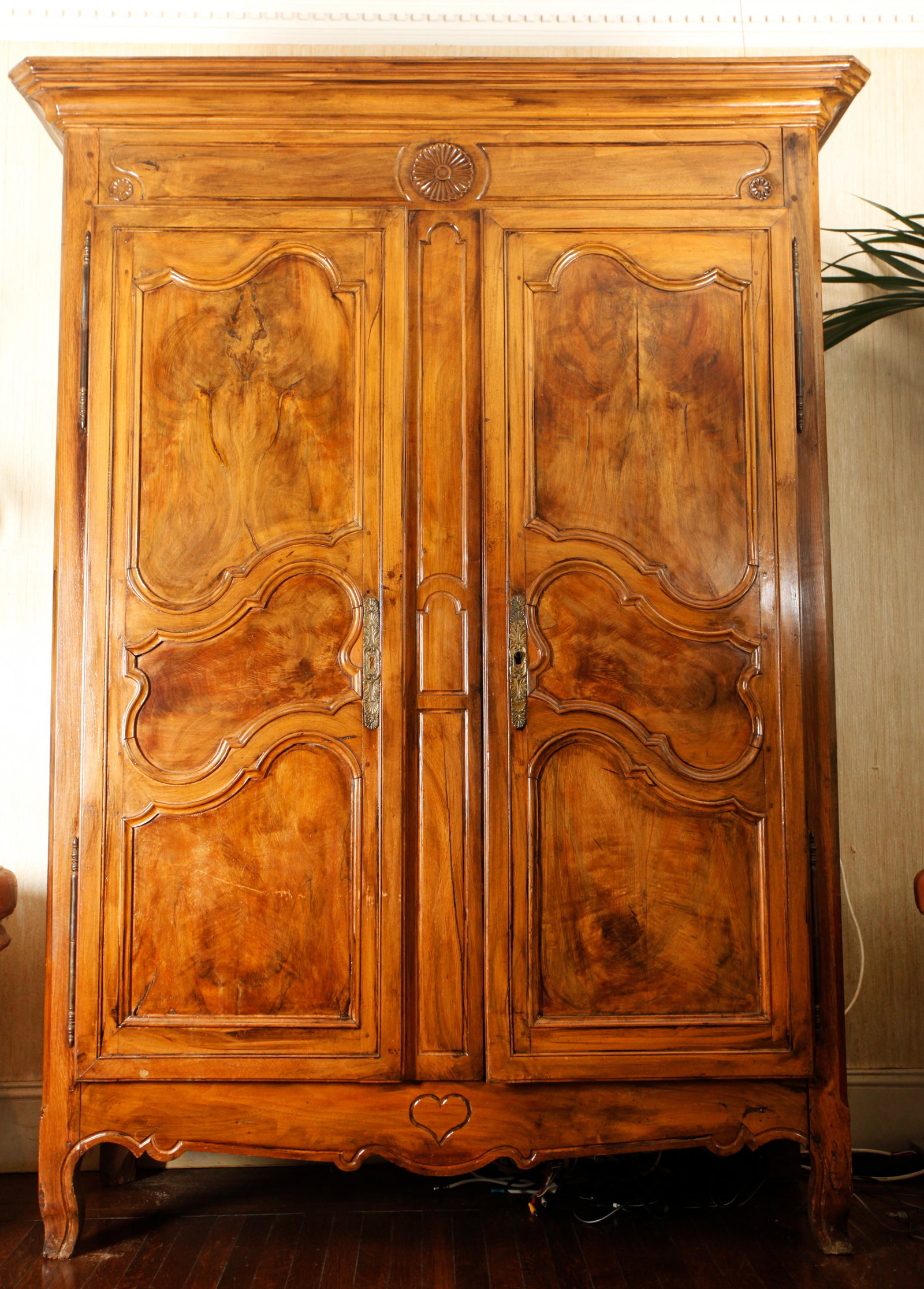 Lg 18th C French Provincial Armoire as TV Cabinet (1 of 5)