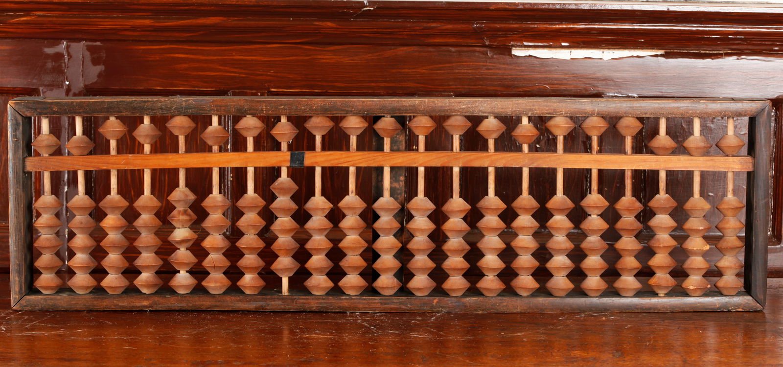 Lg Chinese Store Display Suanpan Abacus in Wood (1 of 6)