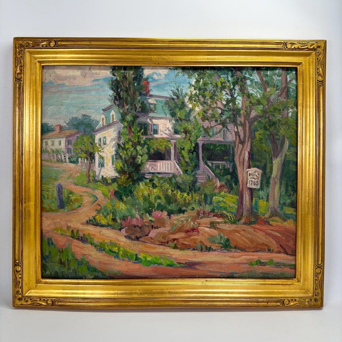 Katherine Lovell; Oil Canvas Historic House (1 of 6)