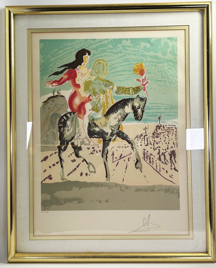 Salvador Dali Print Messiah New Jerusalem Suite (1 of 5)