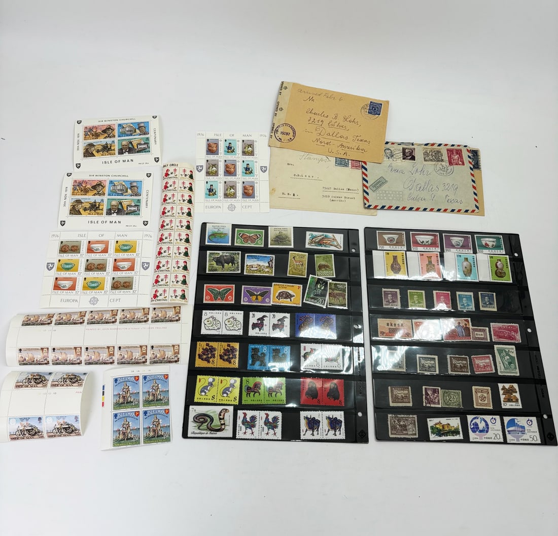 Assorted Group Of Stamps, Chinese & World (1 of 8)