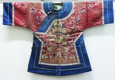 Chinese Qing Dragon and Phoenix Robe