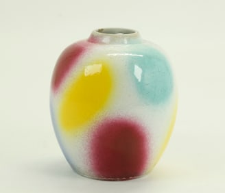 Chinese Qing Enameled Porcelain Tea Jar