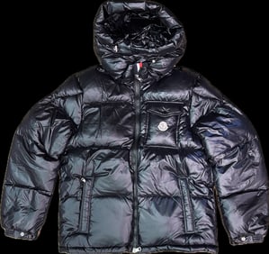 Moncler Black Down Jacket Size 4