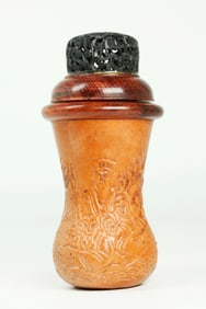 Chinese Molded Gourd Cricket Cage w Baxian