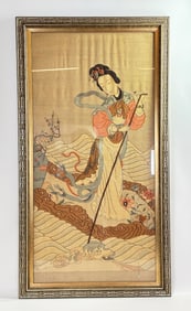 Chinese 18/19th Century Kesi Magu Fugure