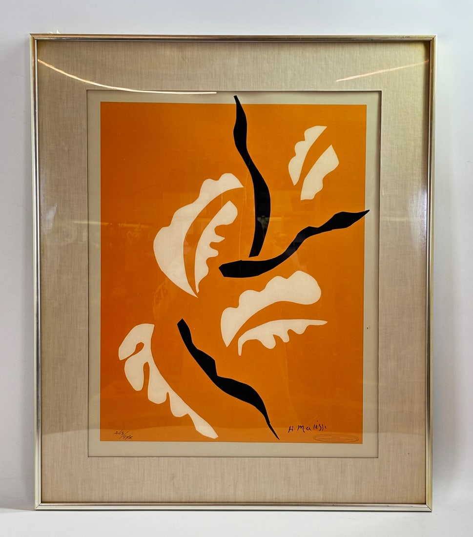 Henri Matisse Silkscreen 368/975 Michel Caza Stamp (1 of 5)