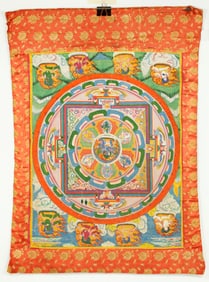 Tibetan Mahakala Thangka