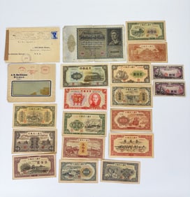 18 Bills & 2 Envelopes; See images