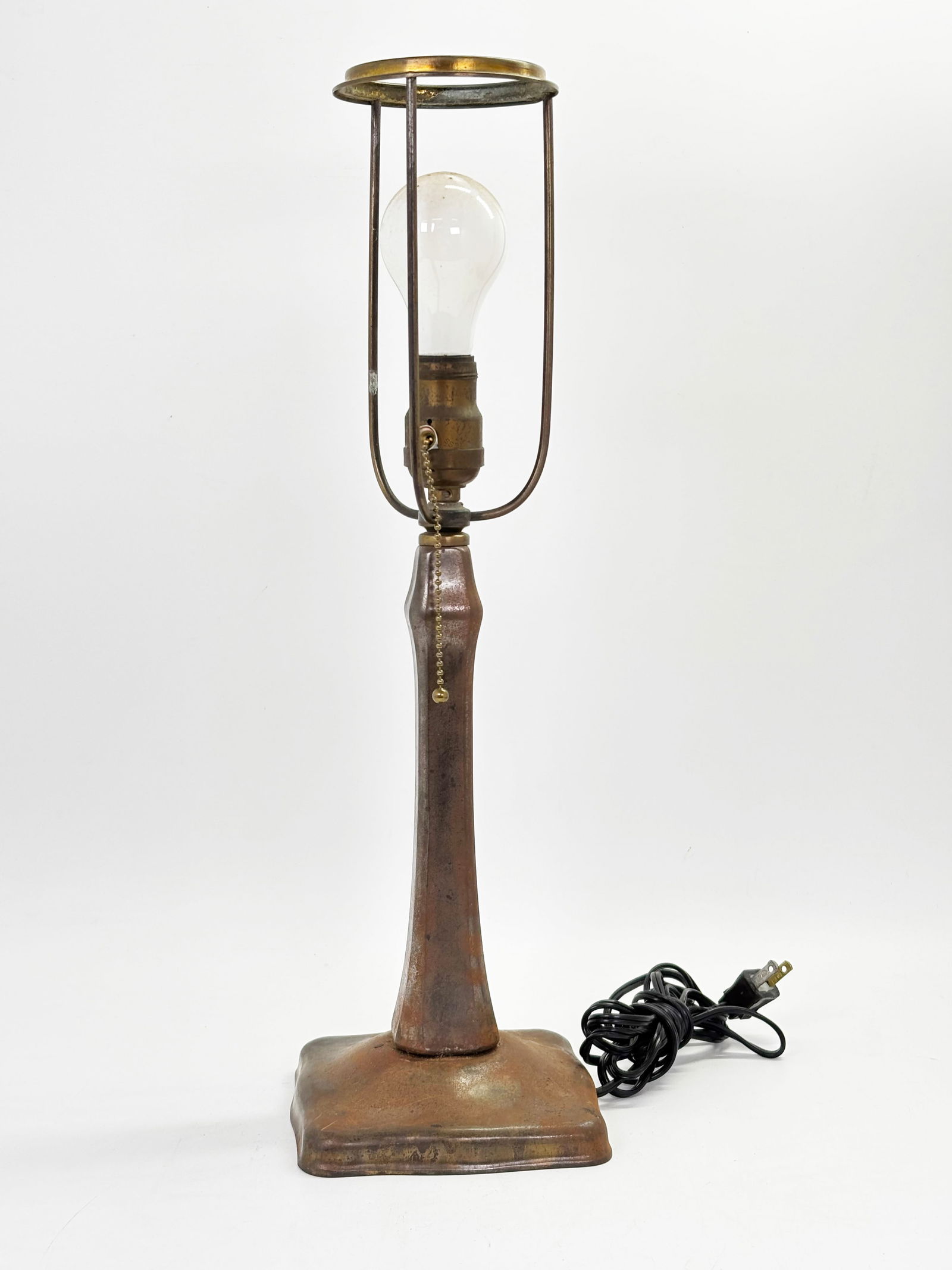 Handel Co Cast Iron Lamp Base Circa 1900-10 (1 of 4)