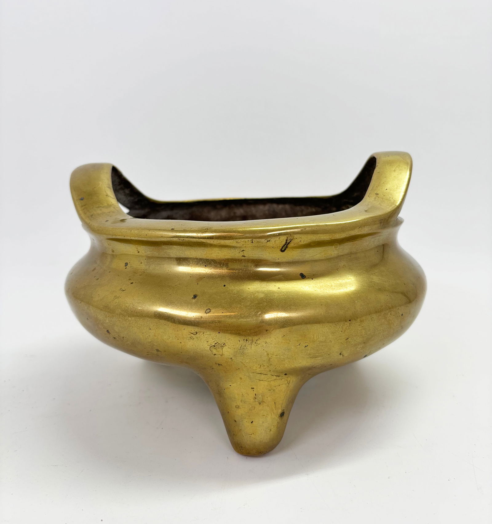 Lg Chinese 19th C Bronze Incense Burner (1 of 6)