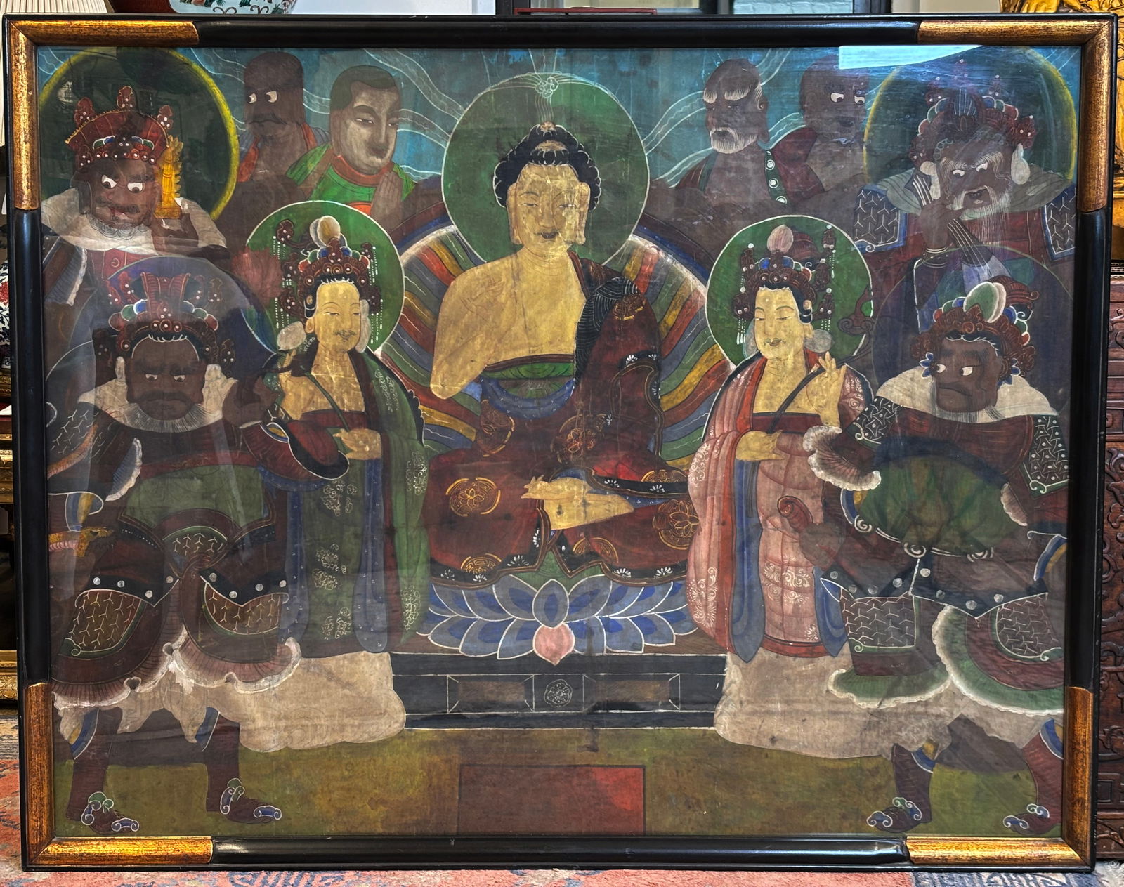 Chinese Buddhist Temple Painting After Wall Mural (1 of 7)