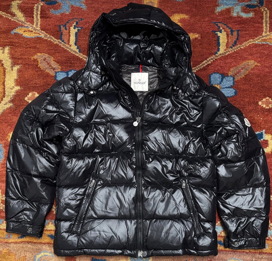 Moncler Black Down Jacket, TG 5 (1 of 5)