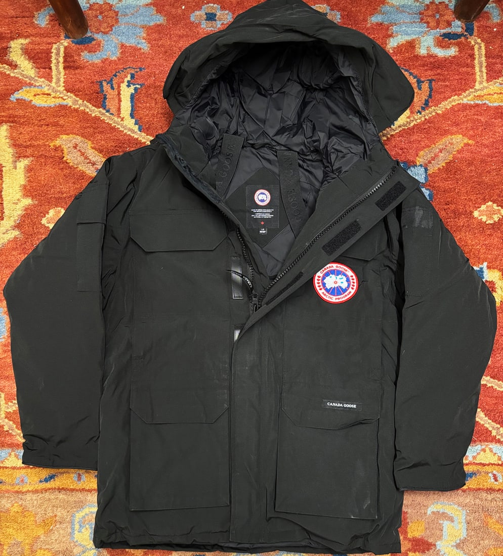 Canada Goose Black Expedition Parka; Large (1 of 5)