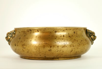 Fine Lg Chinese 17th C Bronze Censer; 4,510G