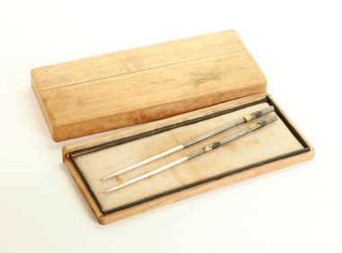 Japanese Vintage Mixed Metal Small Chopsticks