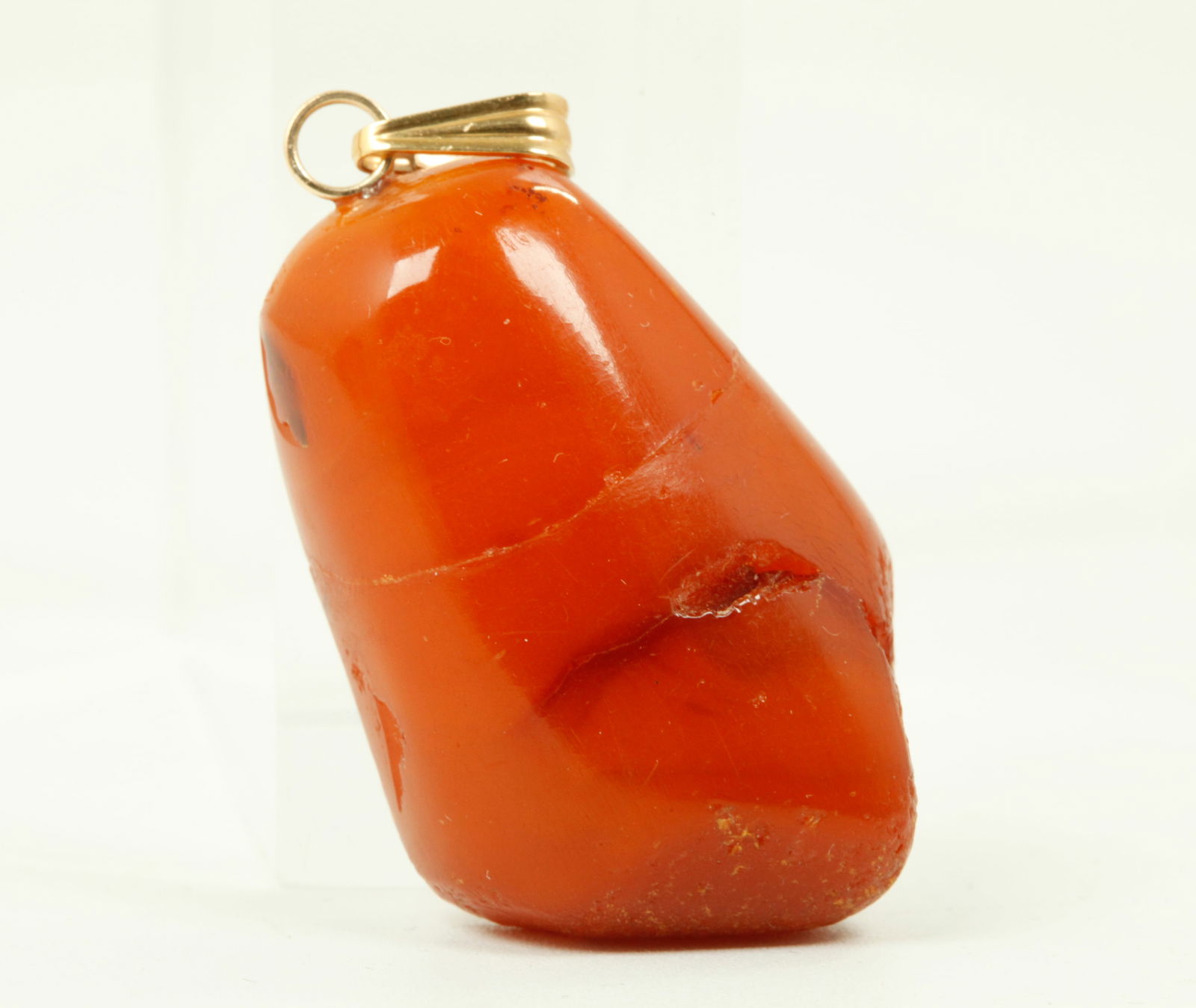 Chinese Butterscotch Amber Specimen Pendant 12.5G (1 of 4)