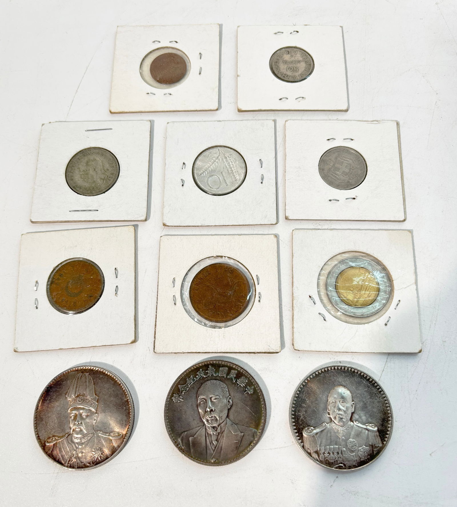 11 World Coins Enclosed; See Images (1 of 6)