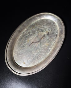 Tuck Chang Shanghai Chinese Export Silver Tray