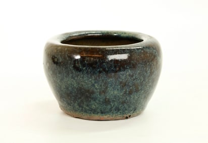 Chinese Yixing Zisha Brush Washer Junyao Glaze