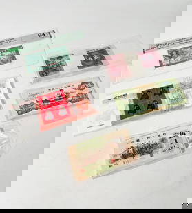 3 Packs Chinese Money 1 PMG Seal; 12 Zodiac Stamps: 3 Packs Chinese Money and 1 PMG Sealed and Graded bill; together with 12 Zodiac Stamp pages. See images.