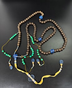 Chinese Late Qing Dynasty Chaozhu Court Necklace