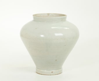Japanese 18th Century White Arita Porcelain Jar