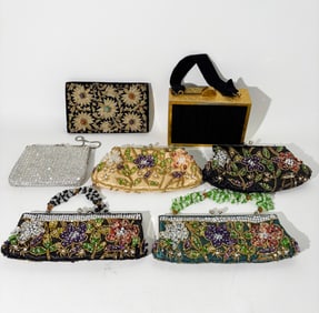 Collection of Seven Vintage Evening Bags