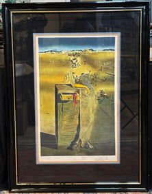 Salvador Dali Lithograph after "Spain 1938"Signed