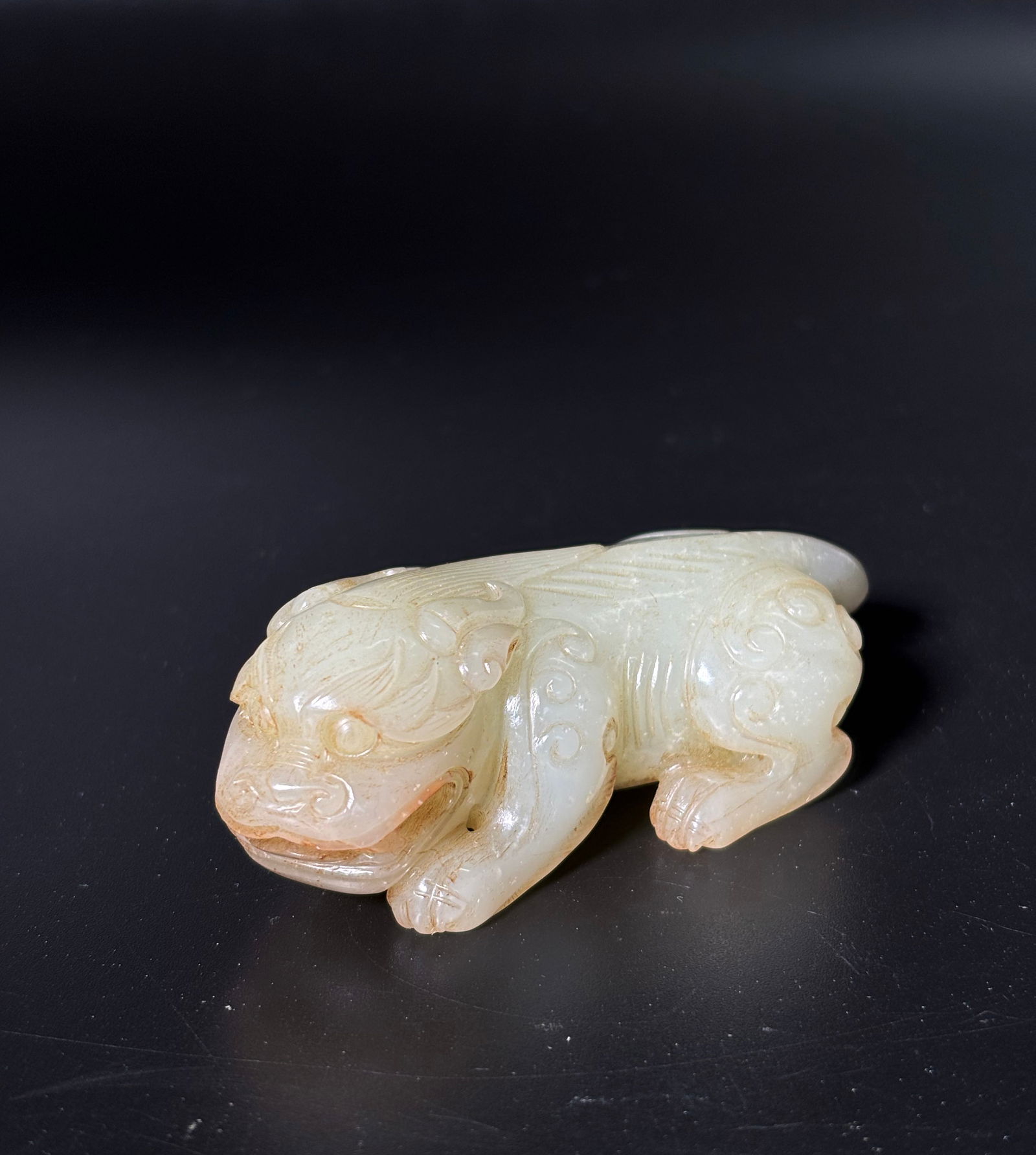 Chinese Pale Celadon Jade Archaistic Beast (1 of 5)