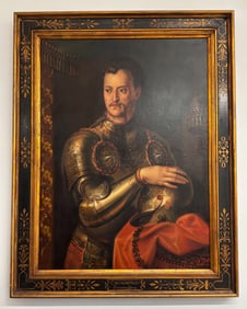After Bronzino 16/18 C Cosimo de Medici Oil Canvas