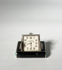 Gorham Art Deco Silver Folding Pocket Watch