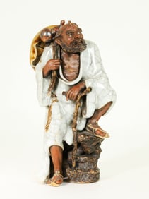 Chinese Shiwan Porcelain Li Tieguai Immortal