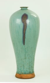 Chinese Junyao Porcelain Purple Splash Meiping