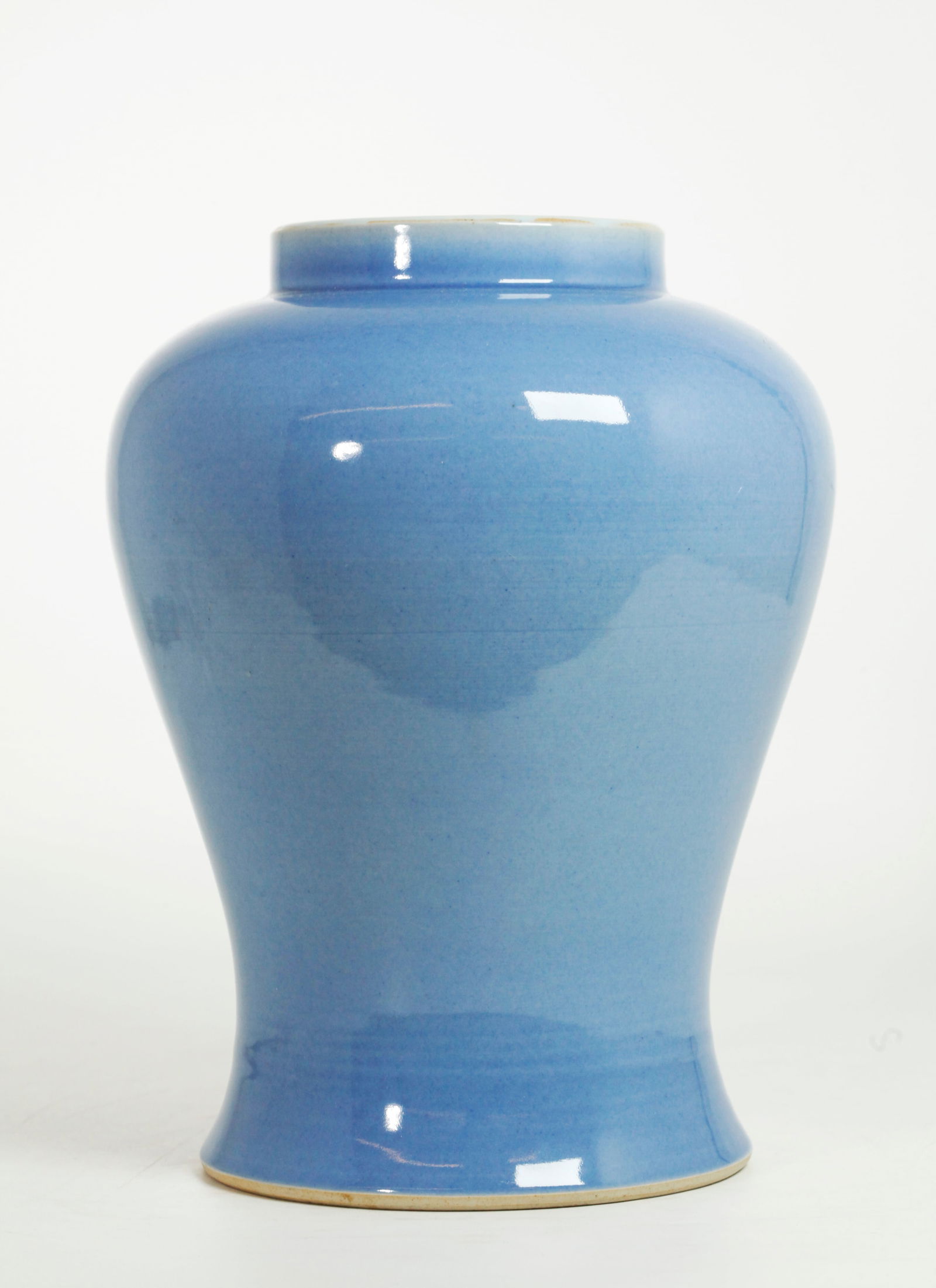 Chinese Claire de Lune Monochrome Porcelain Jar (1 of 5)