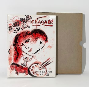Marc Chagall' Lithographe #3 Sauret Mourlot 1969