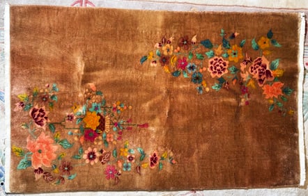 Chinese Art Deco Wool Pile Nichols Rug