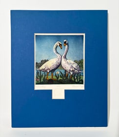 Eleanor Rappe; Swan's Way Mixed Media Color Print