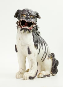 Japanese Kyoto Satsuma Ceramic Shishi Dog