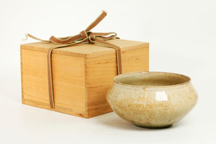 Antique Korean Crackle Celadon Bowl