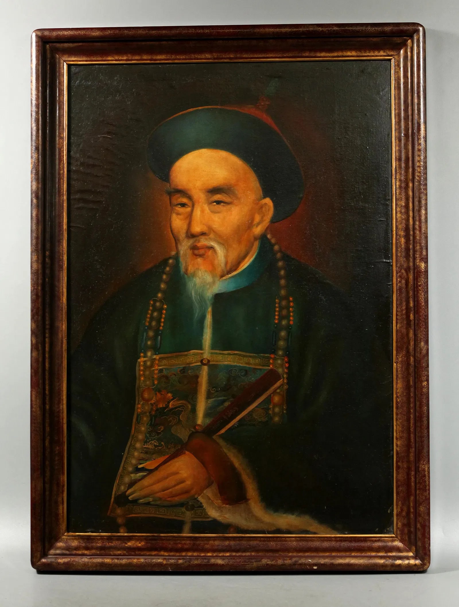 Sotheby's; Chinese 19 C Oil Portrait Li Hongzhang (1 of 5)