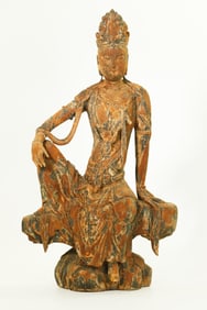 Chinese Song Royal Ease Seated Guanyin