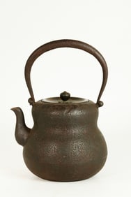Japanese Double Gourd Cast Iron Tetsubin Teapot