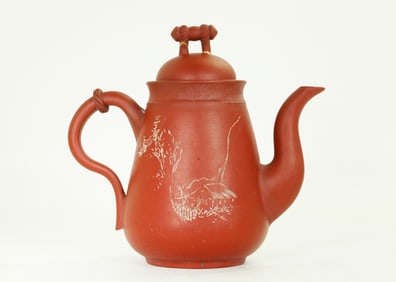 Chinese Qing Yixing Zisha Lg Tea or Coffeepot